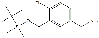 3-(tert-butyldiMethylsilanyloxyMethyl)-4-chlorobenzylaMine CAS#: 946000-12-0