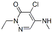 3(2H)-Pyridazinone, 4-chloro-2-ethyl-5-(methylamino)- CAS#: 98796-15-7