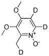 3,4-DIMETHOXY-2-METHYLPYRIDINE N-OXIDE-D3 CAS#: 922727-41-1