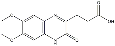 3,4-Dihydro-6,7-dimethoxy-3-oxo-2-quinoxalinepropanoic Acid CAS#: 99208-26-1