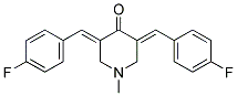 3,5-BIS[(4-FLUOROPHENYL)METHYLENE]-1-METHYLTETRAHYDRO-4(1H)-PYRIDINONE CAS#: 920030-35-9