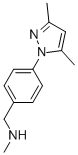 3,5-Dimethyl-1-{4-[(methylamino)methyl]phenyl}-1H-pyrazole 95% CAS#: 937796-07-1