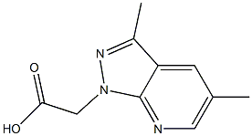 (3,5-Dimethyl-1H-pyrazolo[3,4-b]pyridin-1-yl)acetic acid CAS#: 937605-68-0