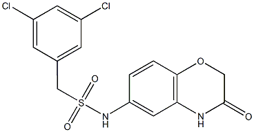 (3,5-dichlorophenyl)-N-(3-oxo-3,4-dihydro-2H-1,4-benzoxazin-6-yl)methanesulfonamide CAS#: 900019-85-4