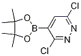 3,6-Dichloro-4-(4,4,5,5-tetramethyl-1,3,2-dioxaborolan-2-yl)pyridazine CAS#: 919197-88-9