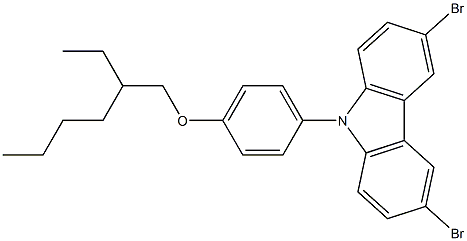 3,6-dibromo-9-{4-[(2-ethylhexyl)oxy]phenyl}-9H-carbazole CAS#: 946491-48-1