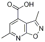 3,6-dimethylisoxazolo[5,4-b]pyridine-4-carboxylic acid(SALTDATA: FREE) CAS#: 900136-98-3