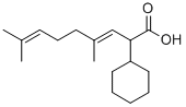 (3E)-2-CYCLOHEXYL-4,8-DIMETHYLNONA-3,7-DIENOIC ACID CAS#: 910442-04-5