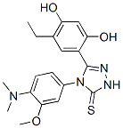 3H-1,2,4-Triazole-3-thione,  4-[4-(dimethylamino)-3-methoxyphenyl]-5-(5-ethyl-2,4-dihydroxyphenyl)-2,4-dihydro- CAS#: 943519-60-6