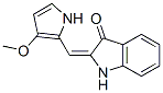 3H-Indol-3-one,  1,2-dihydro-2-[(3-methoxy-1H-pyrrol-2-yl)methylene]- CAS#: 933782-98-0