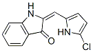 3H-Indol-3-one,  2-[(5-chloro-1H-pyrrol-2-yl)methylene]-1,2-dihydro- CAS#: 933782-87-7
