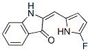 3H-Indol-3-one,  2-[(5-fluoro-1H-pyrrol-2-yl)methylene]-1,2-dihydro- CAS#: 933782-84-4