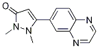 3H-Pyrazol-3-one, 1,2-dihydro-1,2-diMethyl-5-(6-quinoxalinyl)- CAS#: 937279-21-5