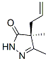 3H-Pyrazol-3-one, 2,4-dihydro-4,5-dimethyl-4-(2-propen-1-yl)-, (4S)- CAS#: 935693-48-4