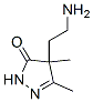 3H-Pyrazol-3-one,  4-(2-aminoethyl)-2,4-dihydro-4,5-dimethyl- CAS#: 933704-44-0