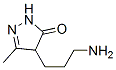 3H-Pyrazol-3-one, 4-(3-aminopropyl)-2,4-dihydro-5-methyl- CAS#: 937674-92-5