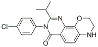 3H-Pyrimido[5,4-h][1,4]benzoxazin-4(7H)-one,  3-(4-chlorophenyl)-8,9-dihydro-2-(1-methylethyl)- CAS#: 941600-11-9