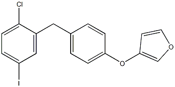 (3S)-3-[4-[(2-Chloro-5-iodophenyl)methyl]phenoxy]tetrahydro-furan CAS#: 915095-94-2