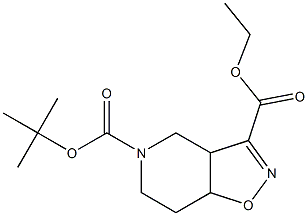 3a,6,7,7a-Tetrahydro-4H-isoxazolo[4,5-c]pyridine-3,5-dicarboxylic acid 5-tert-butyl ester 3-ethyl ester CAS#: 912265-92-0