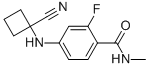 4-(1-CYANOCYCLOBUTYLAMINO)-2-FLUORO-N-METHYLBENZAMIDE CAS#: 915087-26-2