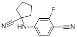 4-(1-CYANOCYCLOPENTYLAMINO)-2-FLUOROBENZONITRILE CAS#: 915087-30-8