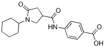 4-{[(1-Cyclohexyl-5-oxopyrrolidin-3-yl)carbonyl]-amino}benzoic acid CAS#: 931374-39-9
