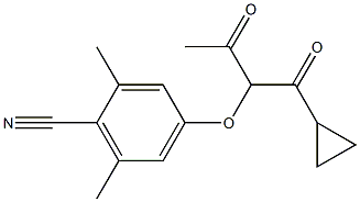 4-((1-Cyclopropyl-1,3-dioxobutan-2-yl)oxy)-2,6-dimethylbenzonitrile CAS#: 913346-12-0