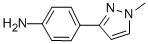 4-(1-methyl-1h-pyrazol-3-yl)aniline CAS#: 916766-82-0