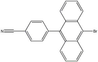 4-(10-bromoanthracen-9-yl)benzonitrile CAS#: 937372-45-7