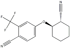 4-[[(1R,2S)-2-cyanocyclohexyl]oxy]-2-(trifluoromethyl)-Benzonitrie CAS#: 956004-50-5
