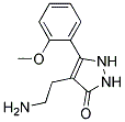 4-(2-AMINOETHYL)-5-(2-METHOXYPHENYL)-1,2-DIHYDRO-3H-PYRAZOL-3-ONE CAS#: 910443-42-4