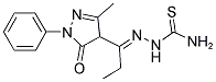 4-(2-((AMINOTHIOXOMETHYL)AMINO)-2-AZA-1-ETHYLVINYL)-3-METHYL-1-PHENYL-2-PYRAZOLIN-5-ONE CAS#: 914636-27-4