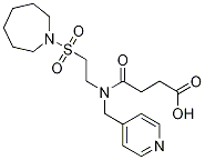 4-[[2-(Azepan-1-ylsulfonyl)ethyl](pyridin-4-ylmethyl)amino]-4-oxobutanoic acid CAS#: 919748-82-6