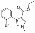 4-(2-BROMOPHENYL)-1-METHYL-1H-PYRROLE-3-CARBOXYLIC ACID ETHYL ESTER CAS#: 938164-26-2