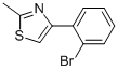 4-(2-BROMOPHENYL)-2-METHYL-1,3-THIAZOLE CAS#: 941717-01-7
