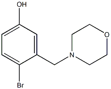 4-(2-Bromo-5-hydroxybenzyl)morpholine CAS#: 937636-52-7