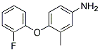 4-(2-FLUOROPHENOXY)-3-METHYLANILINE CAS#: 946698-56-2