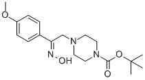4-[2-HYDROXYIMINO-2-(4-METHOXY-PHENYL)-ETHYL]-PIPERAZINE-1-CARBOXYLIC ACID TERT-BUTYL ESTER CAS#: 904815-72-1