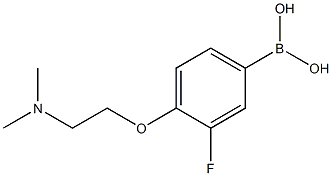 4-(2-(diMethylaMino)ethoxy)-3-fluorophenylboronic acid CAS#: 944279-23-6