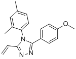 4-(2,4-DIMETHYLPHENYL)-3-(4-METHOXYPHENYL)-5-VINYL-4H-1,2,4-TRIAZOLE CAS#: 935742-82-8