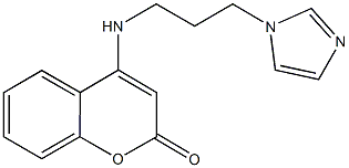 4-{[3-(1H-imidazol-1-yl)propyl]amino}-2H-chromen-2-one CAS#: 929815-05-4