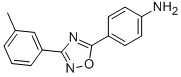 4-[3-(3-methylphenyl)-1,2,4-oxadiazol-5-yl]aniline CAS#: 915922-90-6