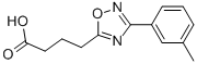 4-[3-(3-methylphenyl)-1,2,4-oxadiazol-5-yl]butanoic acid CAS#: 915921-78-7