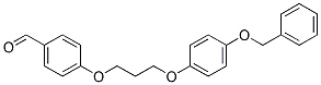 4-{3-[4-(Benzyloxy)phenoxy]propoxy}benzaldehyde CAS#: 937602-07-8
