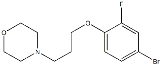 4-(3-(4-broMo-2-fluorophenoxy)propyl)Morpholine CAS#: 944279-31-6