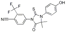 4-(3-(4-hydroxyphenyl)-4,4-diMethyl-5-oxo-2-thioxoiMidazolidin-1-yl)-2-(trifluoroMethyl)benzonitrile CAS#: 915086-32-7