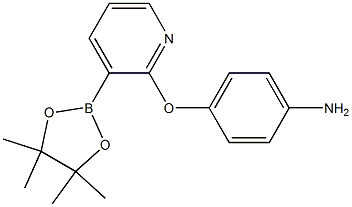 4-[[3-(4,4,5,5-TETRAMETHYL-1,3,2-DIOXABOROLAN-2-YL)-2-PYRIDINYL]OXY]-BENZENAMINE CAS#: 945599-51-9