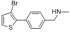 4-(3-BROMOTHIEN-2-YL)-N-METHYLBENZYLAMINE CAS#: 937796-02-6