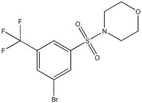 4-(3-Bromo-5-(trifluoromethyl)phenylsulfonyl)morpholine CAS#: 951884-77-8