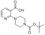 4-(3-CARBOXY-PYRIDIN-2-YL)-PIPERAZINE-1-CARBOXYLIC ACID TERT-BUTYL ESTER CAS#: 902835-85-2